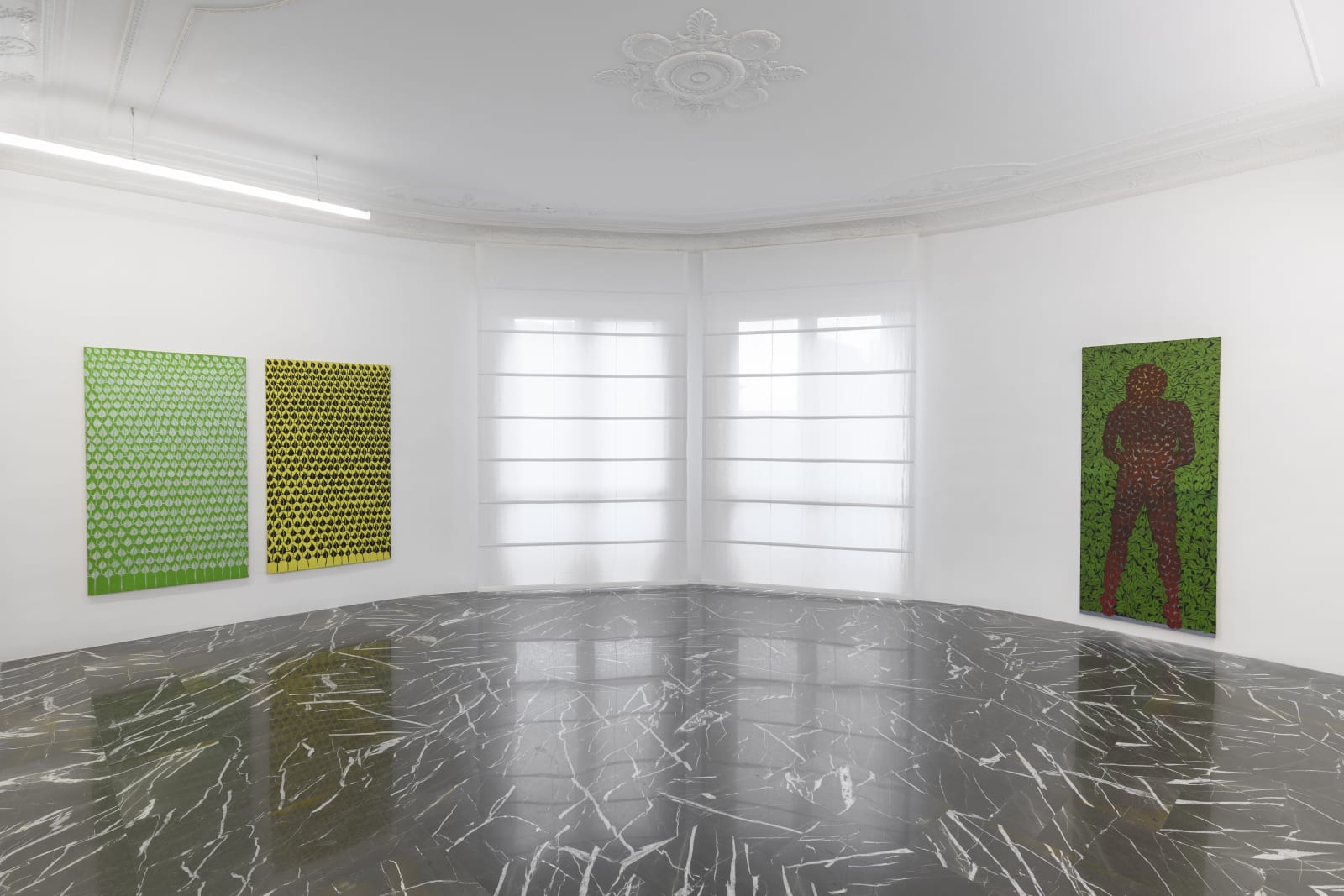 Cesare Tacchi. Una casa di foglie e fogli, curated by Daniela Bigi, installation views, ph. Giorgio Benni
