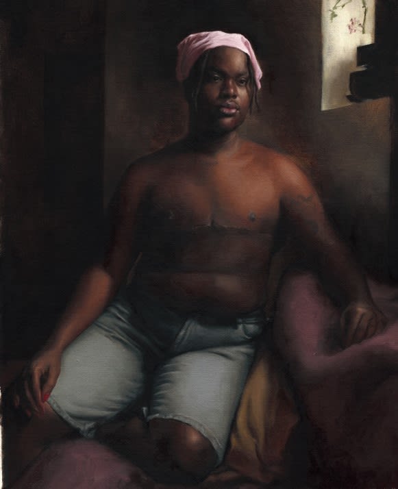 Thix, Um sofá perto da janela (Retrato de Chala), 2023