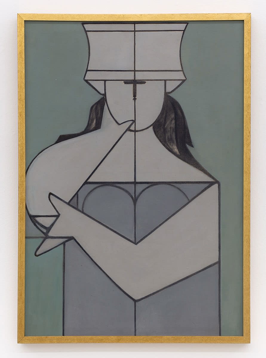 Milton Dacosta, Figura com Chapéu, 1961