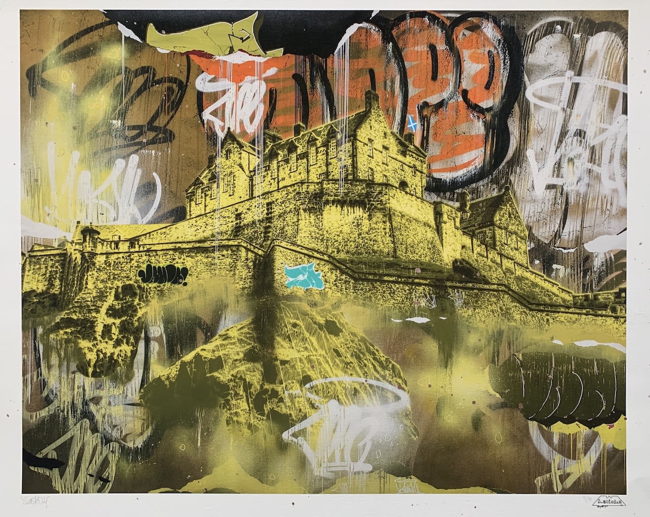 Edinburgh Caste Embellished Print