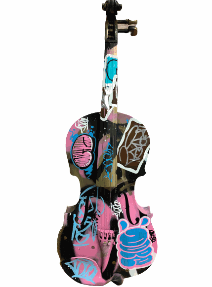 Violin (Pink/Blue)