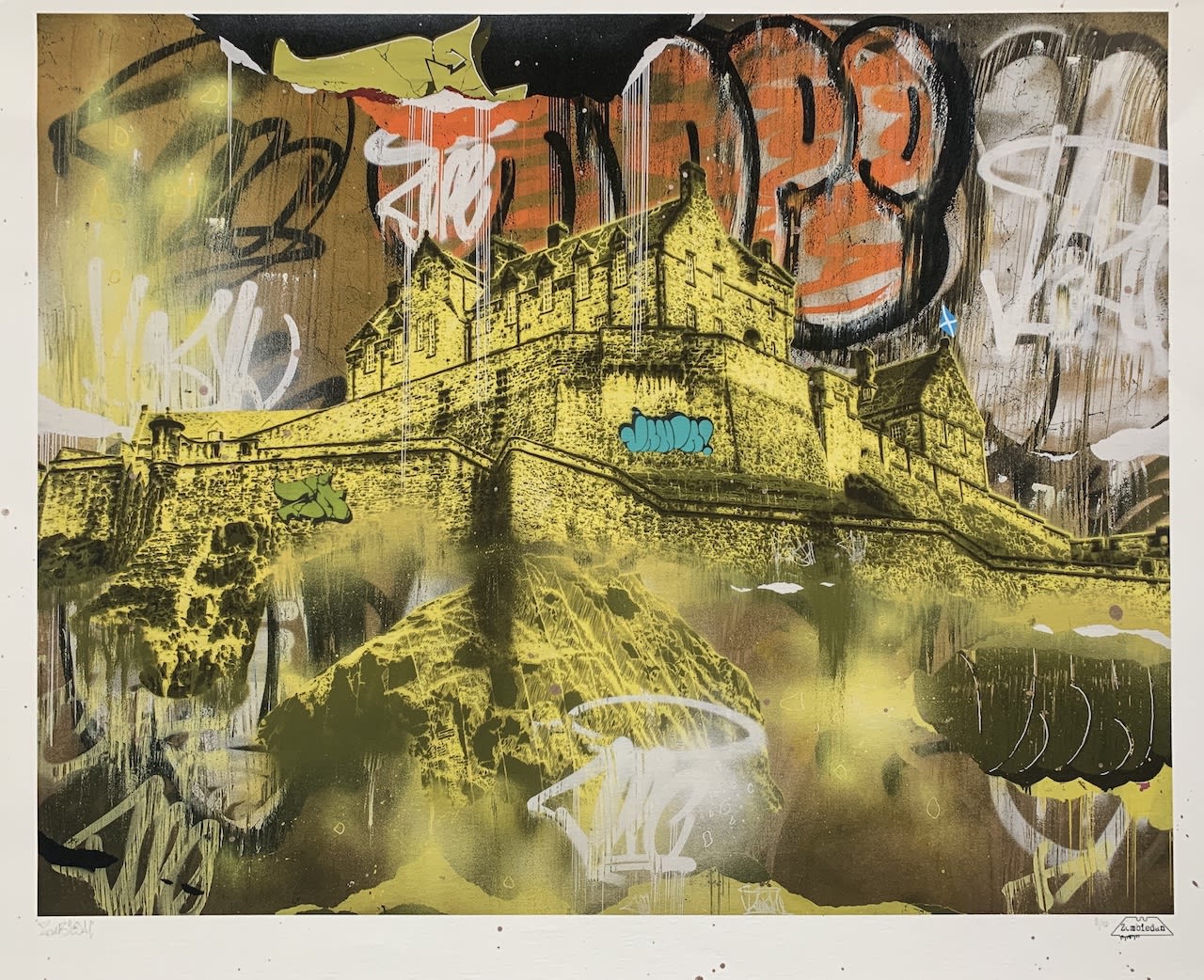 Edinburgh Caste Embellished Print