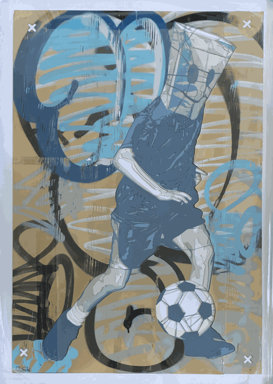 The Beautiful Game Stencil