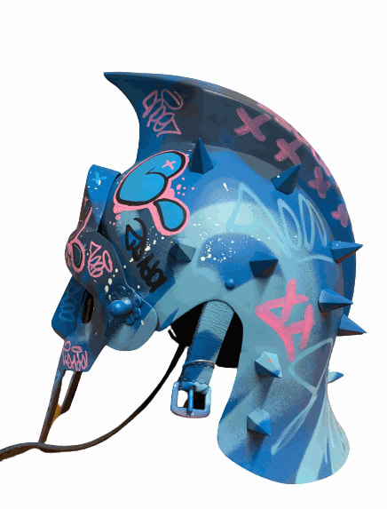 Medieval Helmet (Blue)