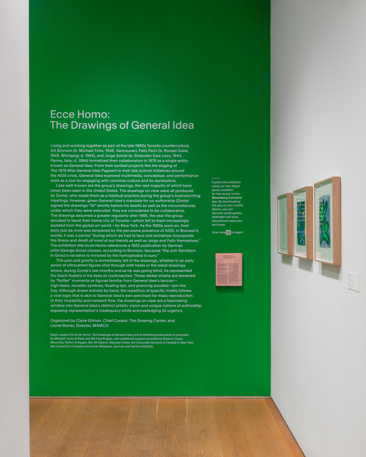 <div class="image_caption_container"><div class="image_caption"><p>Exhibition view: <strong>Ecce Homo: The Drawings of General Idea</strong>, The Drawing Center, New York, 2022. Photo © Daniel Terna</p></div></div>