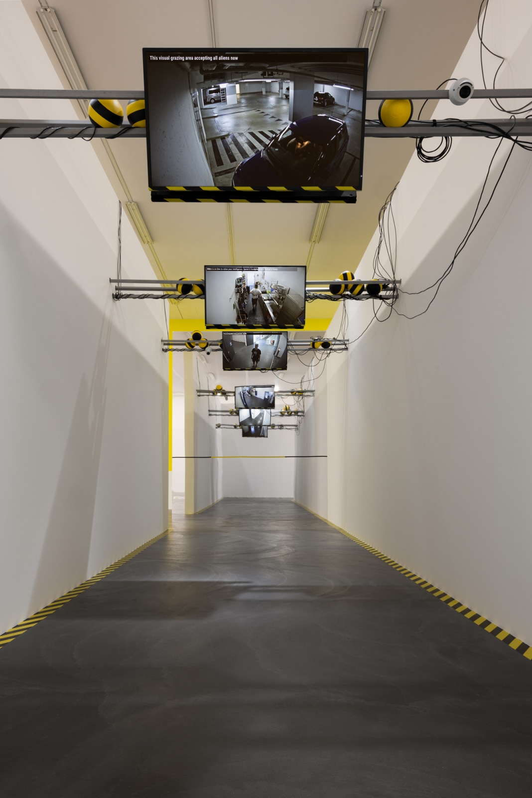 <div class="image_caption_container"><div class="image_caption"><p>Exhibition view: Julia Scher, <strong>Maximum Security Society</strong>, Kunsthalle Zürich, Zürich, 2022. Photo © Andrea Rossetti</p></div></div>