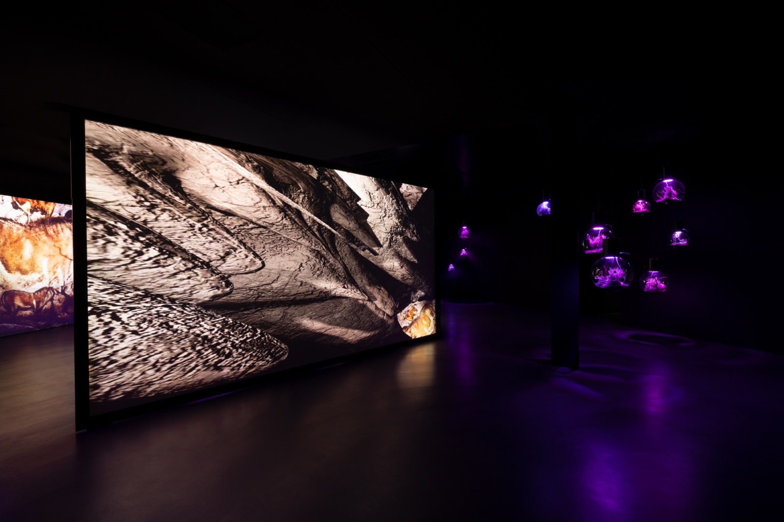 <div class="image_caption_container"><div class="image_caption"><p>Exhibition view: Hito Steyerl, <b>Contemporary Cave Art</b>, Esther Schipper, Berlin, 2023. © The artist / VG Bild-Kunst, Bonn 2023. Photo © Andrea Rossetti.</p></div></div>