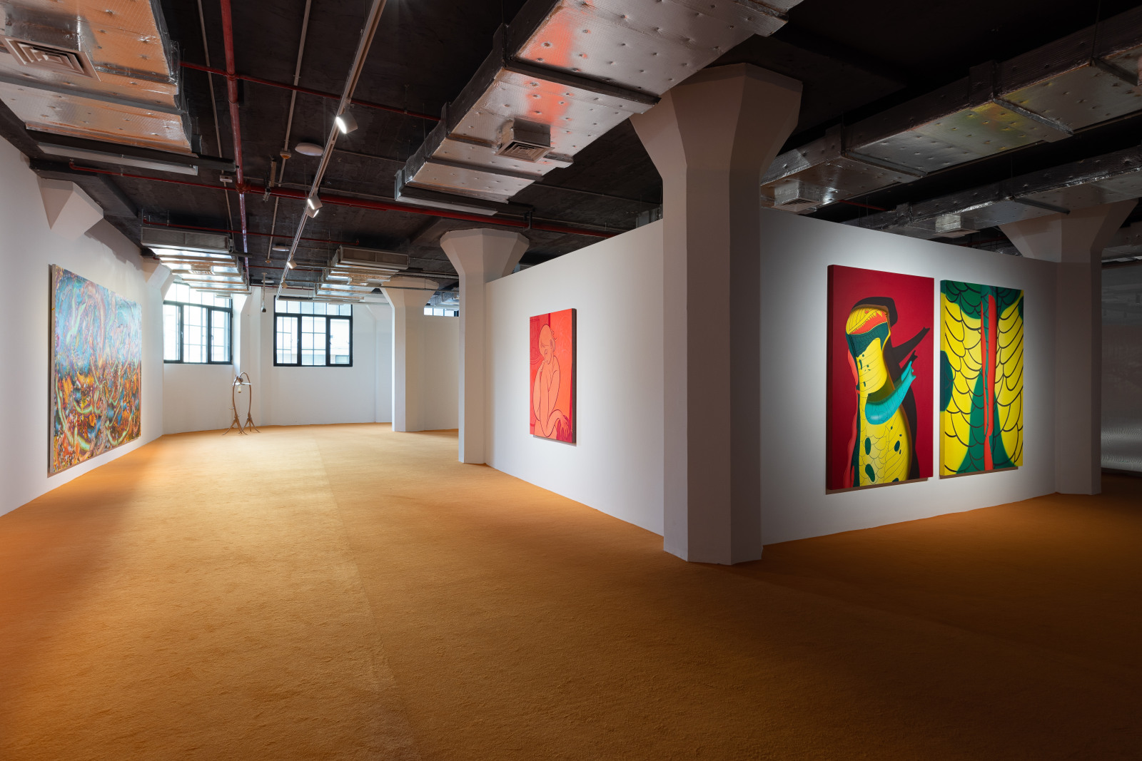 <div class="image_caption_container"><div class="image_caption"><p>Exhibition view: <strong>Dusts Piles Us Up</strong>, SUHE HAUS, Shanghai, 2023. Courtesy Longlati Foundation</p></div></div>