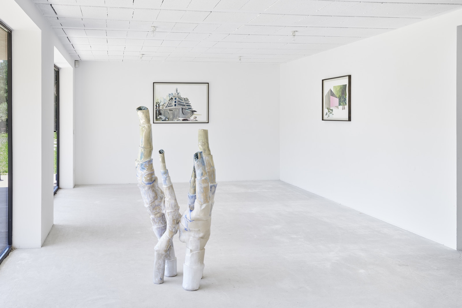 <div class="image_caption_container"><div class="image_caption"><p>Exhibition view: Esther Schipper x Domaine du Muy, 2024<br />Photo © Jean-Christophe Lett</p></div></div>