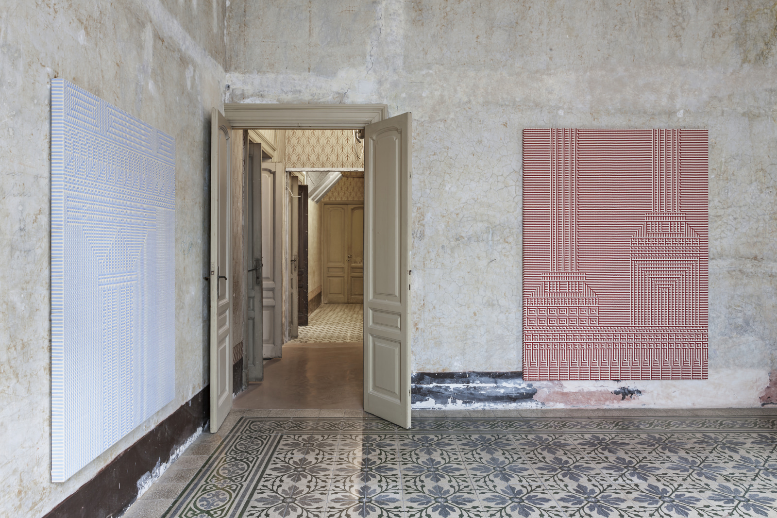 Reciprocal Score: Tauba Auerbach and Charlotte Posensnke With Tauba Auerbach