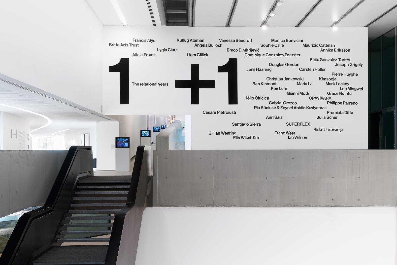 1+1 – The relational years With Pierre Huyghe, Anri Sala, Julia Scher, Angela Bulloch, Philippe Parreno, Liam Gillick and Dominique...