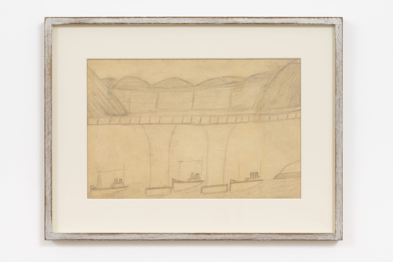 Alfred Wallis, Bridge and Boat, c.1941/2