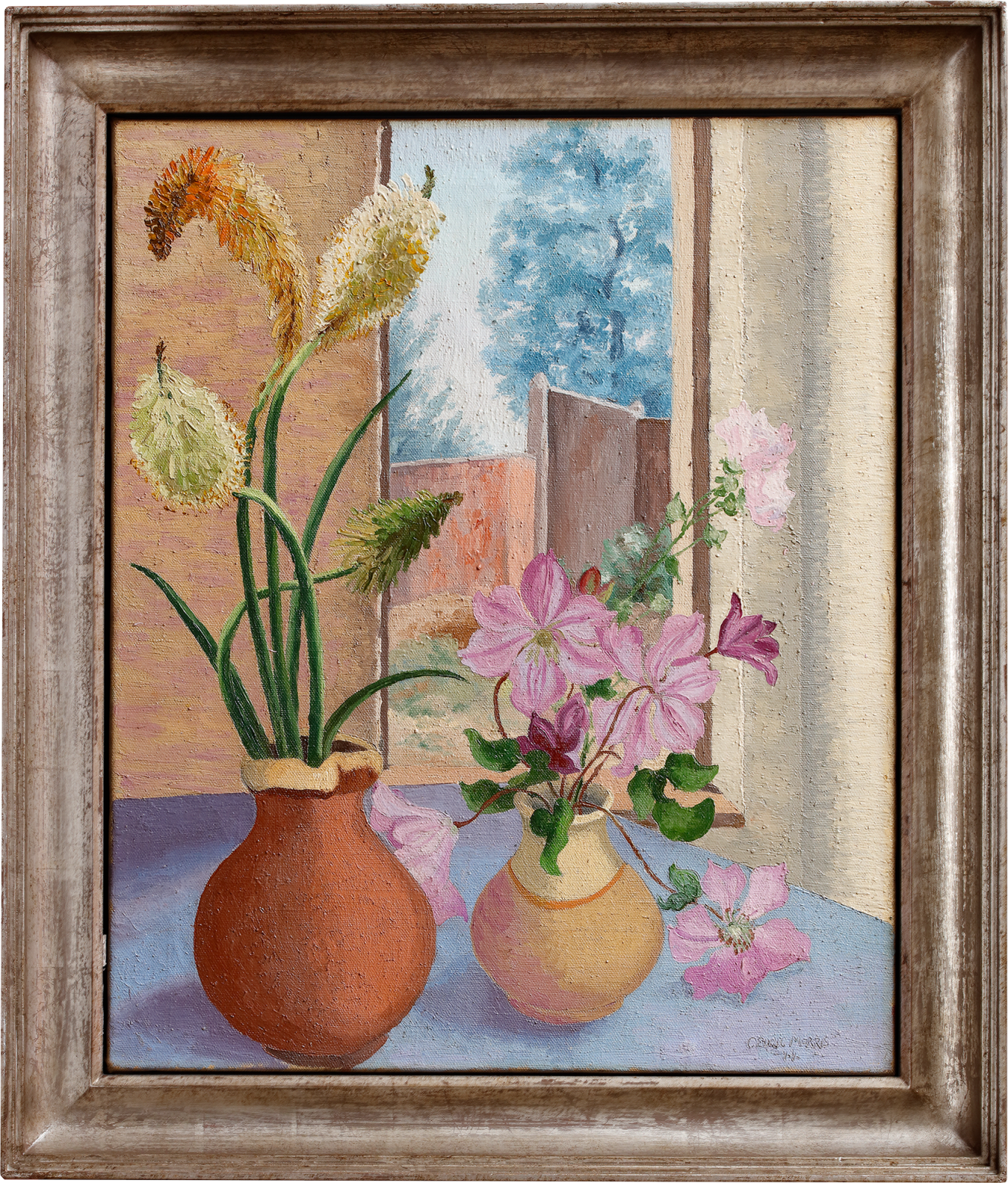 Signed and dated 'Cedric Morris/44' lower right  Oil on canvas  28 3/4 x 24 1/8 in. (73 x 61 cm)