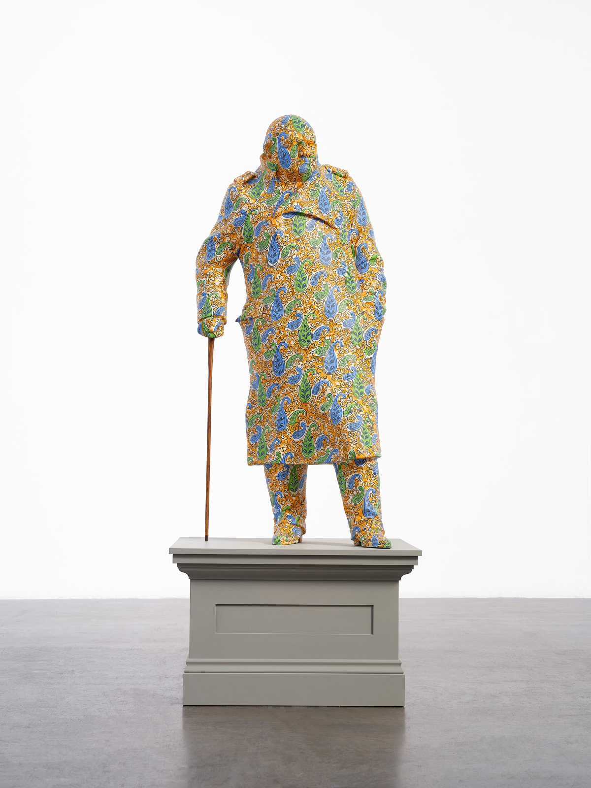 <div class="artist">Yinka Shonibare</div><div class="title_and_year"><span class="title">Decolonised Structures (Churchill)</span><span class="year">, 2023</span></div>