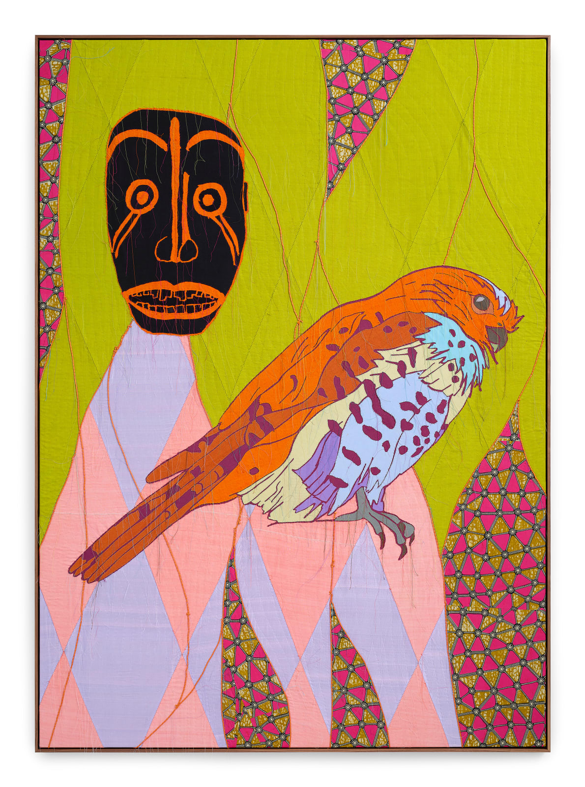 <div class="artist">Yinka Shonibare</div><div class="title_and_year"><span class="title">African Bird Magic (Saker Falcon) I</span><span class="year">, 2023</span></div>