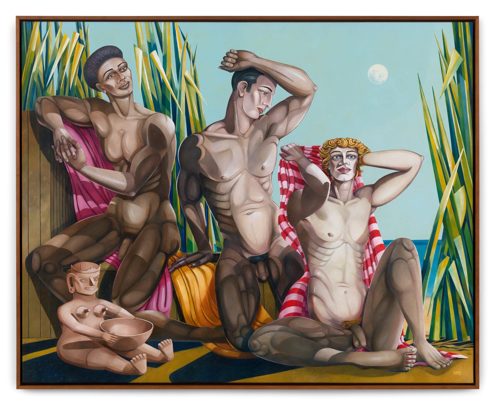 <div class="artist">Caroline Coon</div><div class="title_and_year"><span class="title">Adonis, Grace and Fertility</span><span class="year">, 2003</span></div>