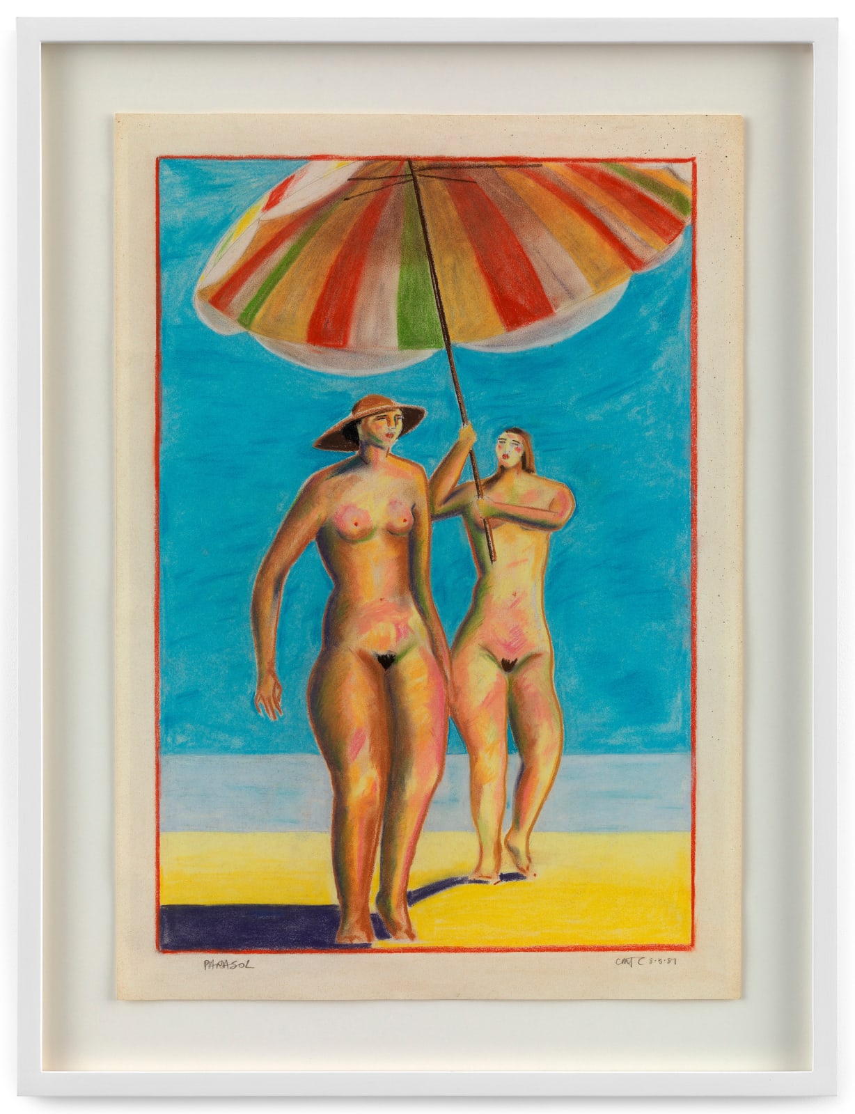 <div class="artist">Caroline Coon</div><div class="title_and_year"><span class="title">Parasol</span><span class="year">, 1981</span></div>