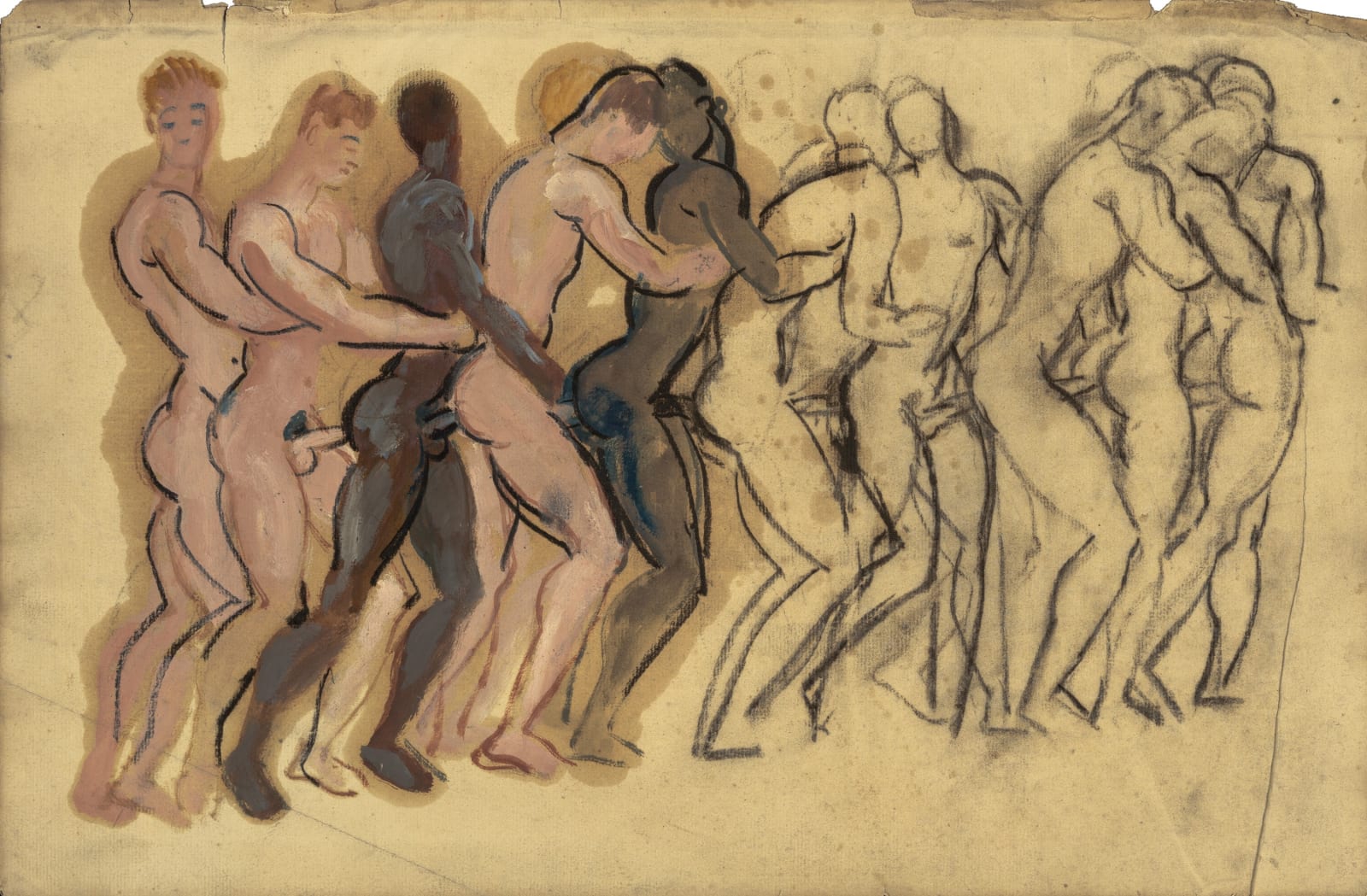 <div class="artist">Duncan Grant</div><div class="title_and_year"><span class="title">Untitled - group</span><span class="year">, c. 1940s-1950s</span></div>