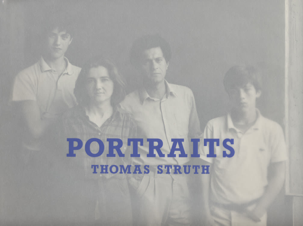 Thomas Struth "Portraits" book cover