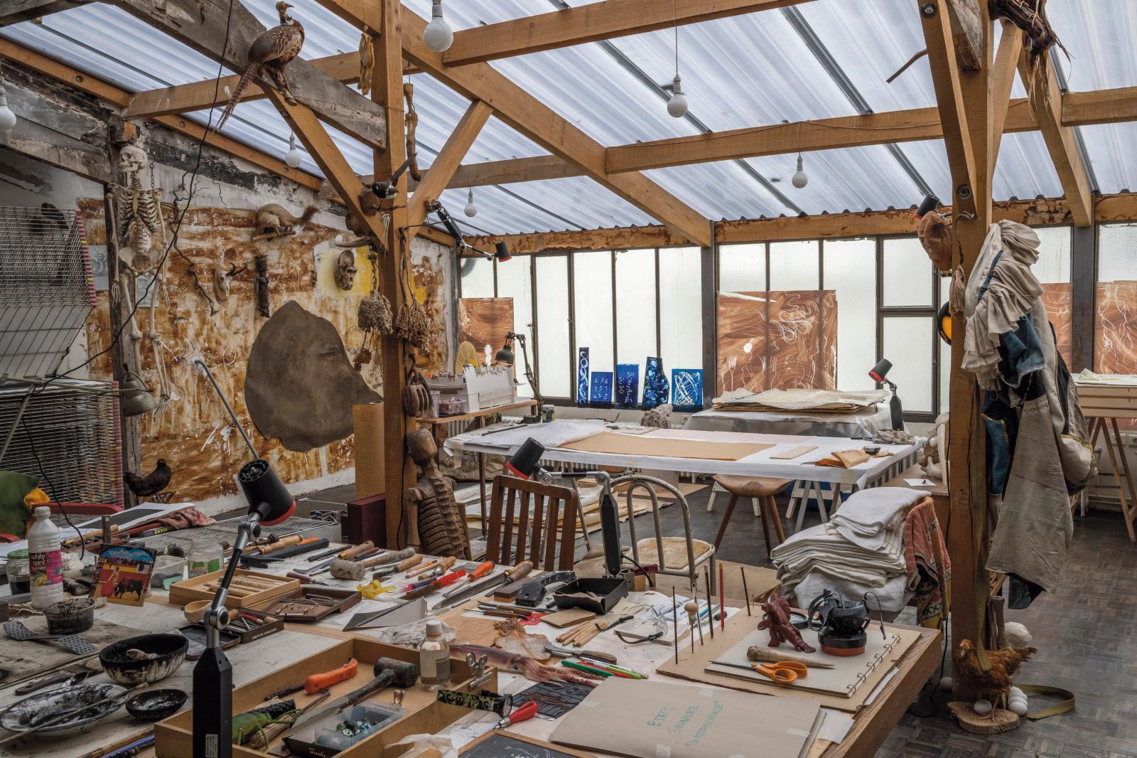 In the studio of Miquel Barceló Portrait