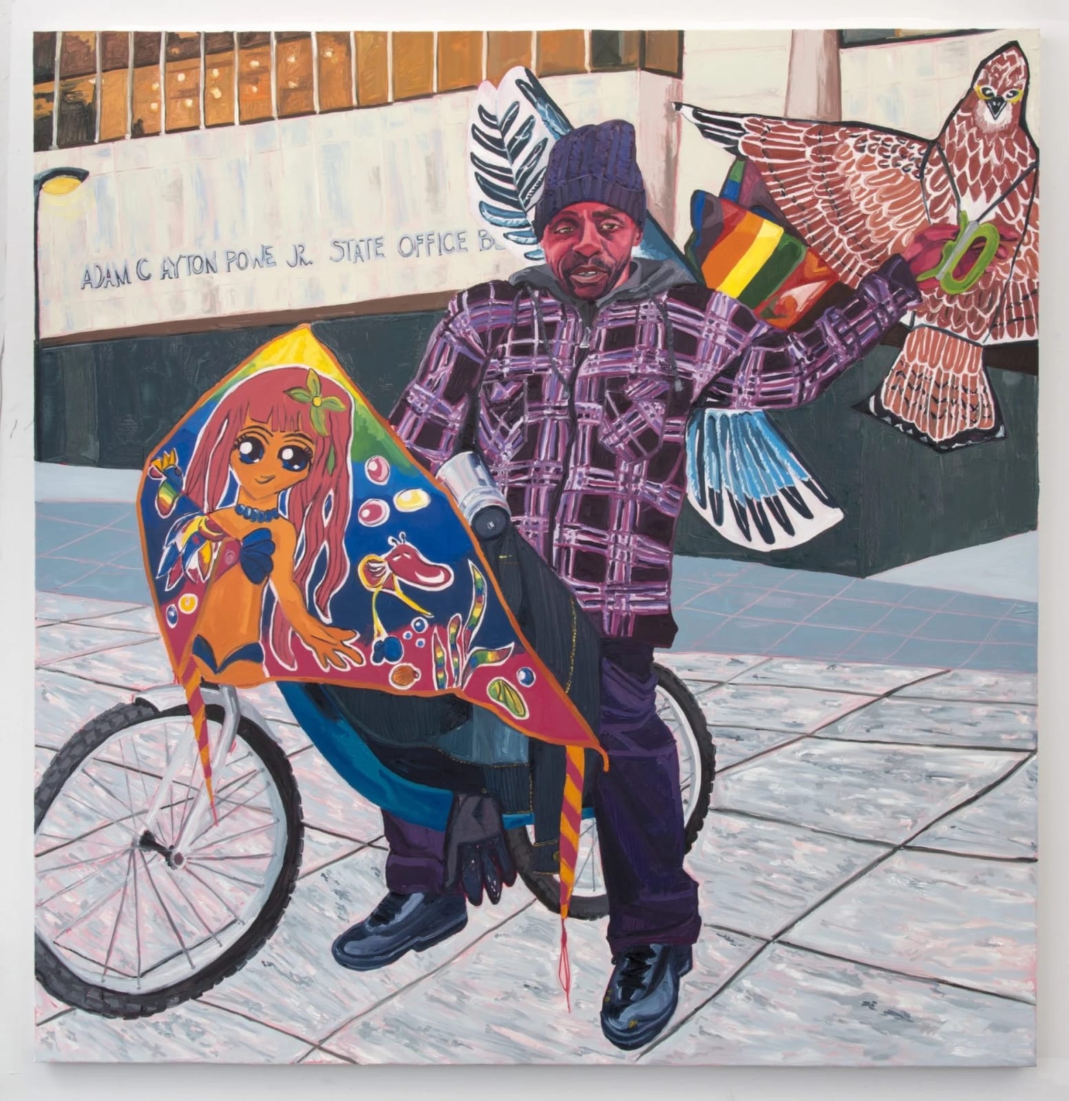 Jordan Casteel's Kevin the Kiteman 7 Studio Museum artworks you should see for yourself