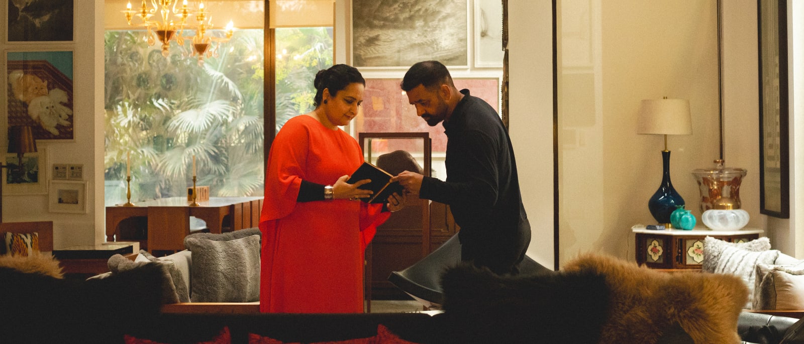 How Aisha Khalid and Imran Qureshi revolutionized miniature painting A portrait of the artist couple