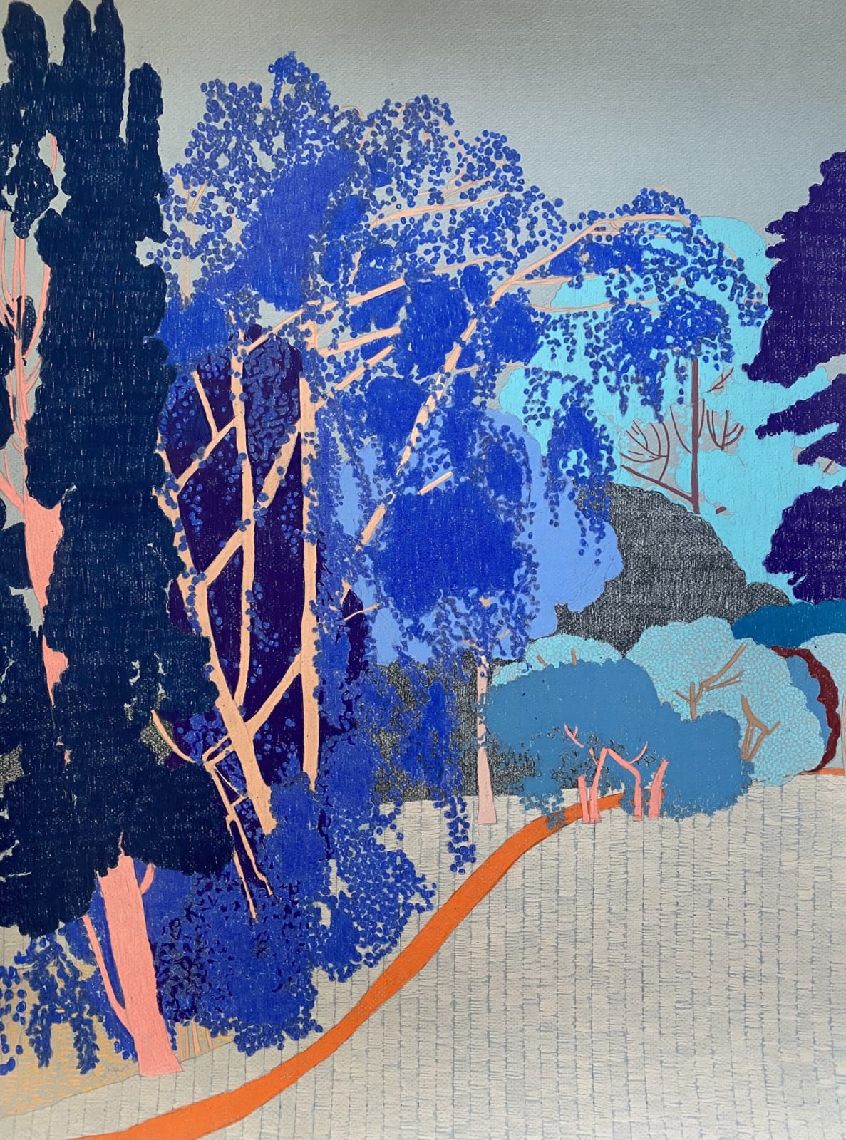 Clare Halifax, Large Tree Study #2, 2025