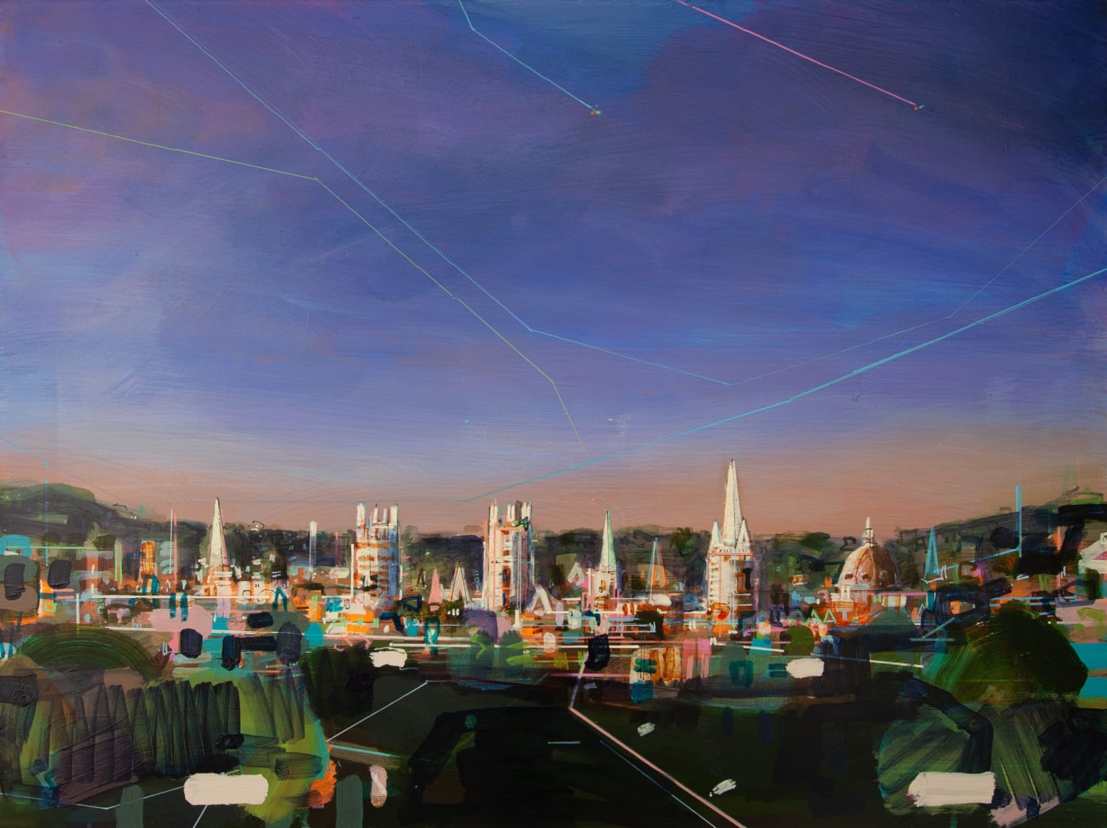 Christopher Farrell, Skylined Oxford , 2024