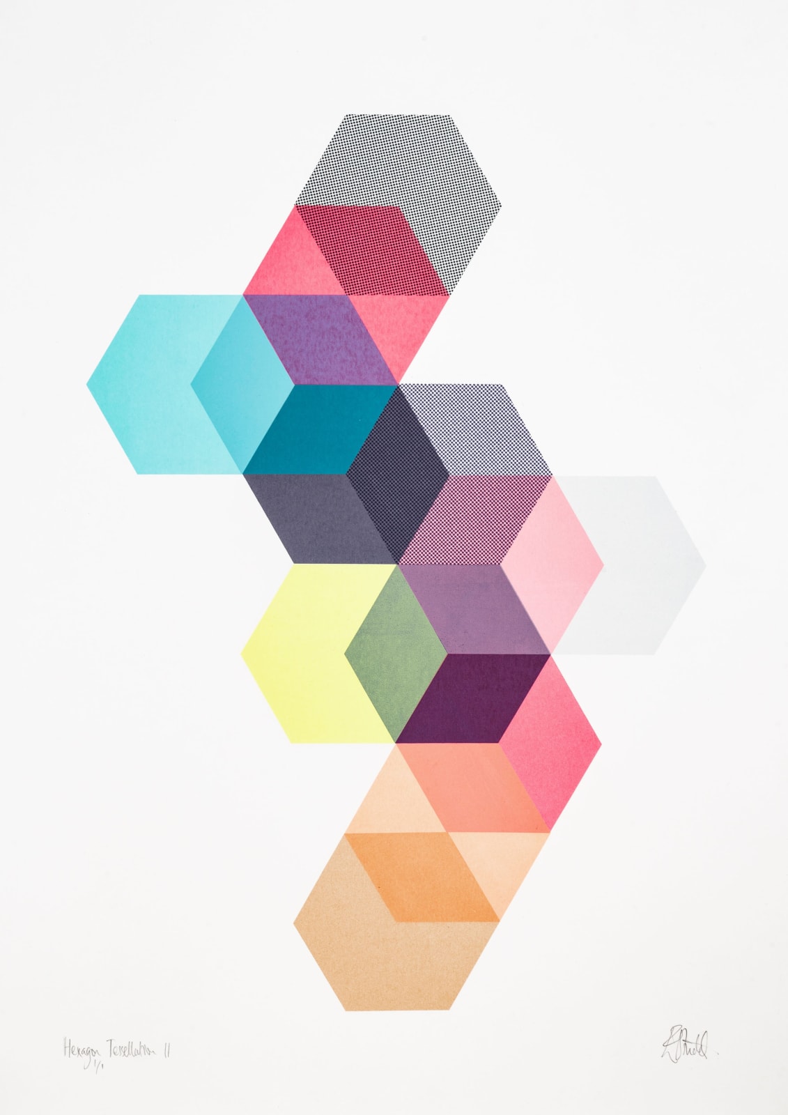 Emma Studd, Hexagon Tessellation, 2022