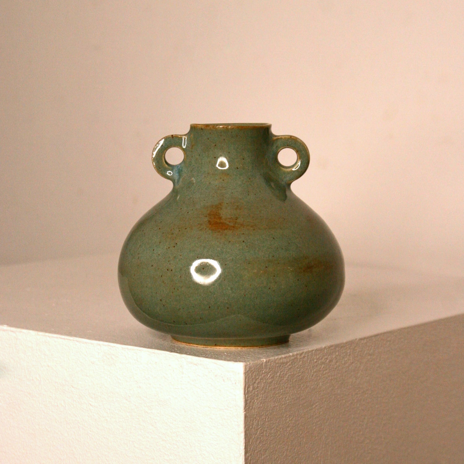 Lucy Physick, Small Teardrop Vase - Sage