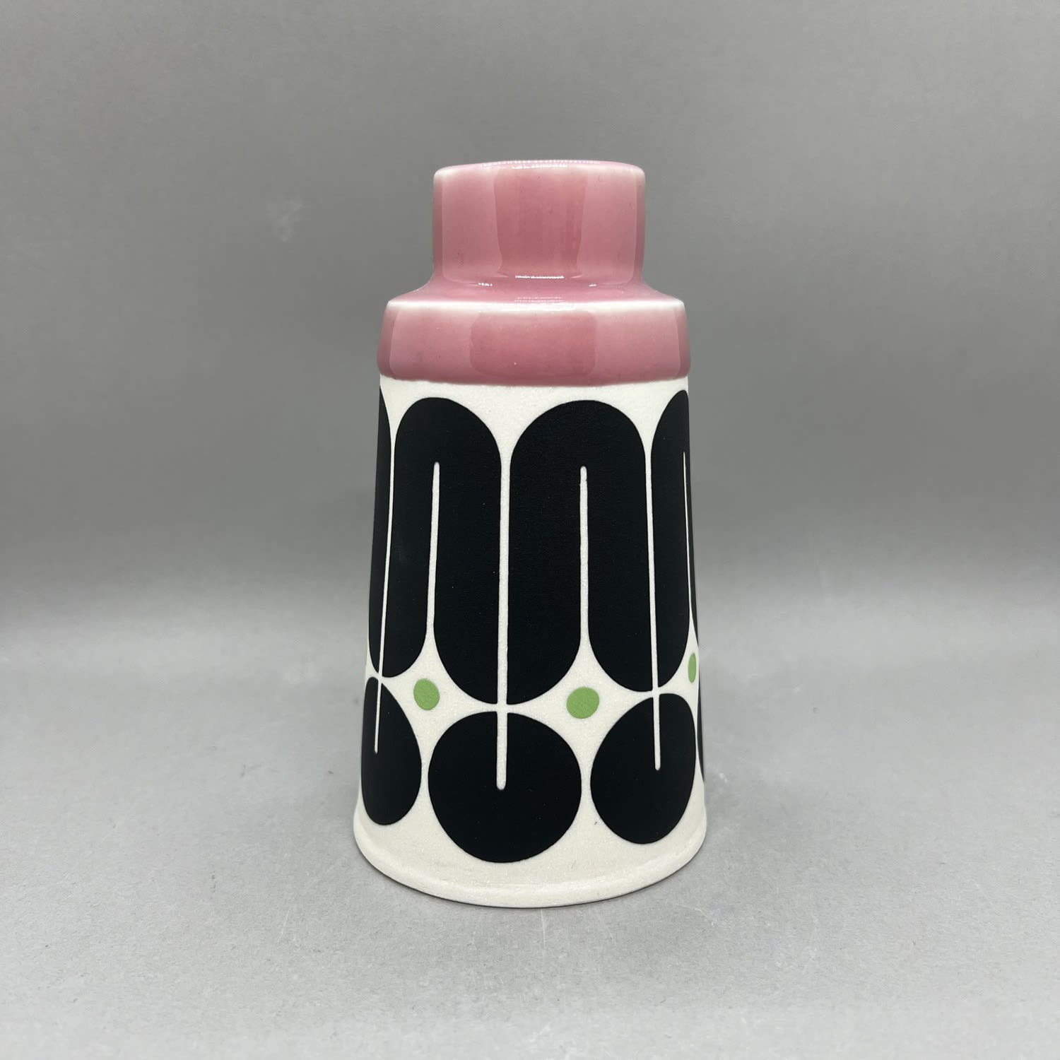 MapMap, Cone Vase - Pink, Black & Mint