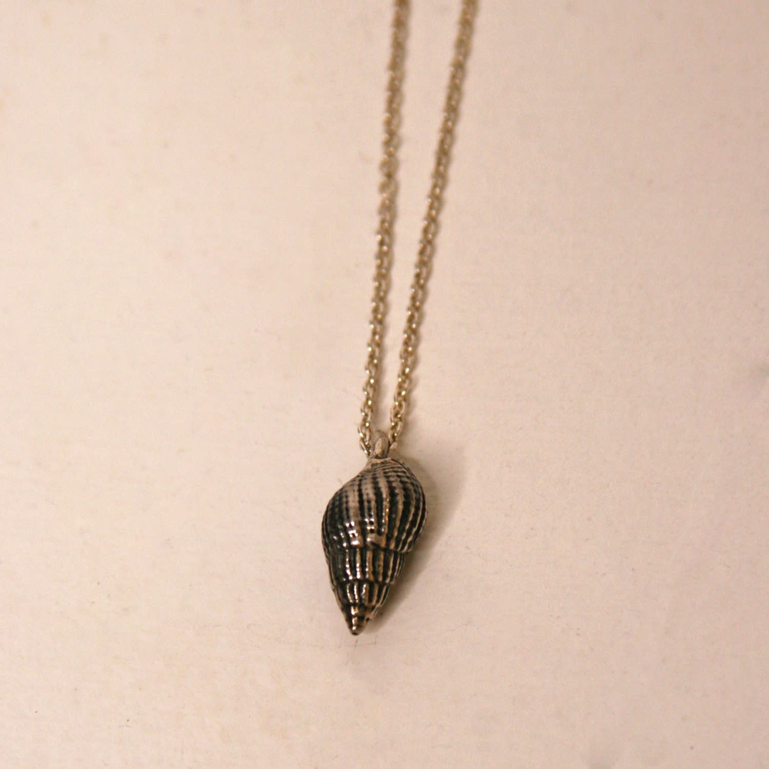 Lucy Jade Sylvester, Netted Dog Whelk Pendant