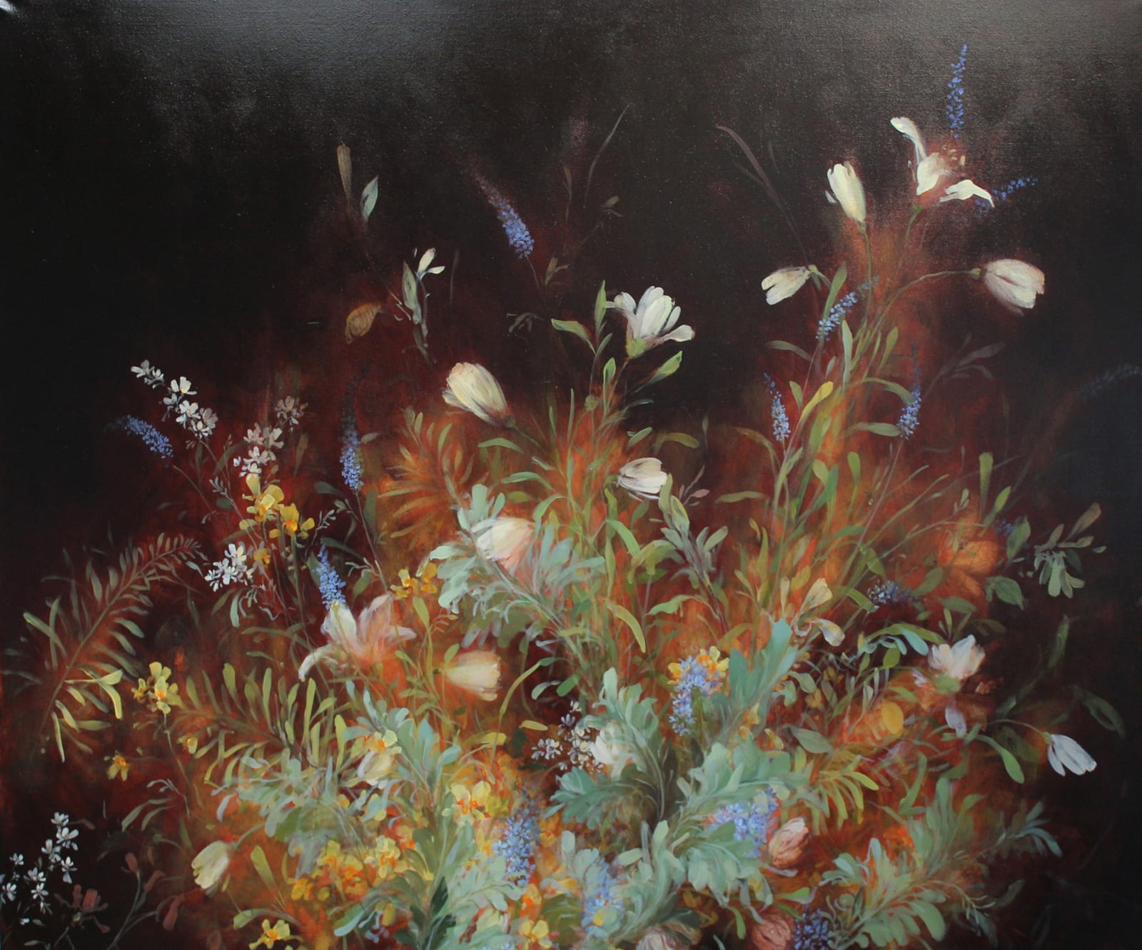 Fletcher Prentice, Lilies with Artichoke Leaves, 2022