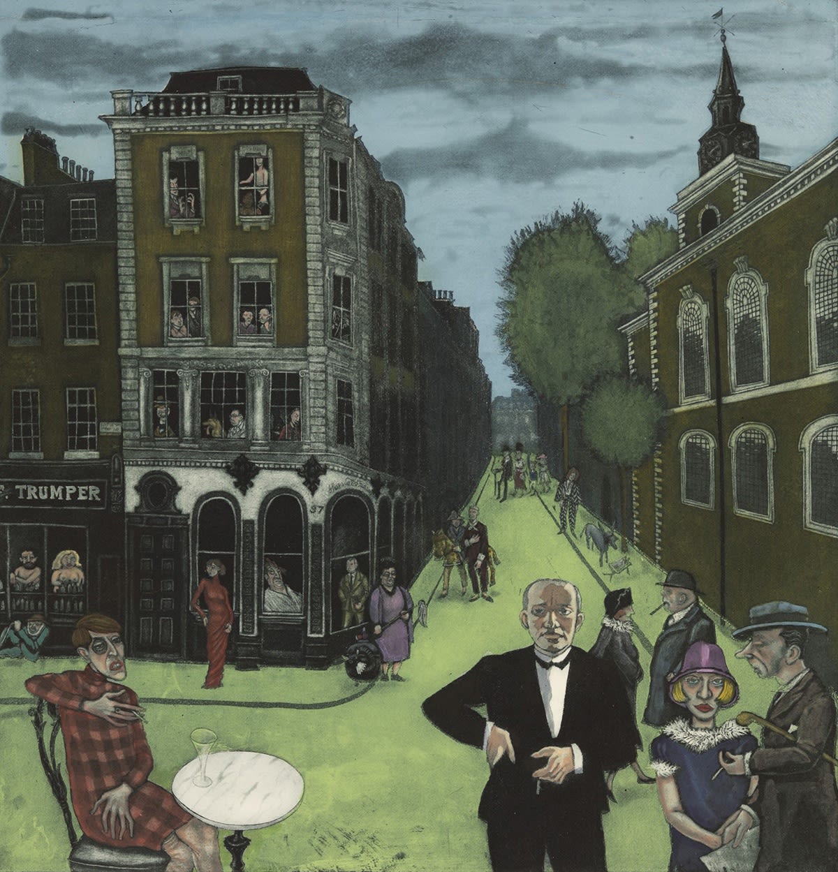 Mychael Barratt, Life Imitating Art - Jermyn Street, 2021