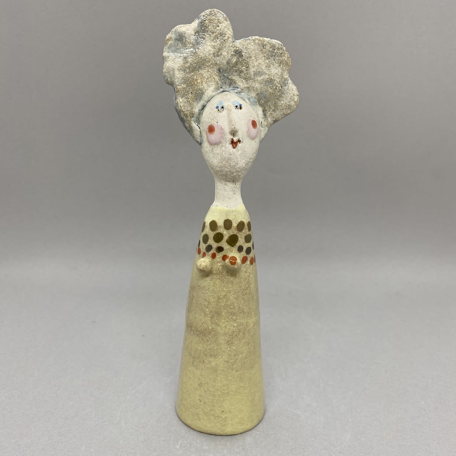 Jane Muir, Little Lady - Pale Green with spots, 2023