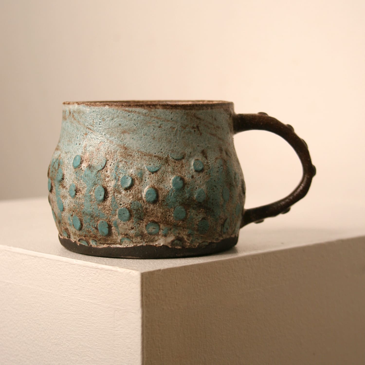 Elly Wall, Turquoise Mug #1