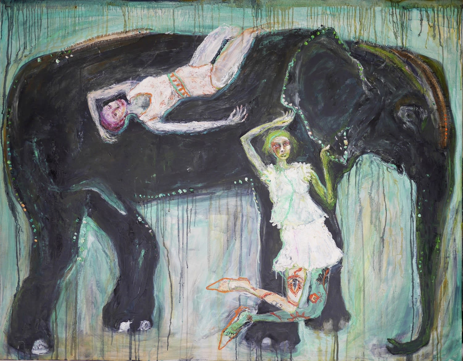 Rebecca Swainston, Velvet Elephant, 2024