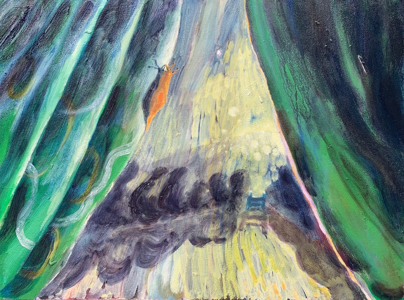 Flora McLachlan, Joyful Sunrise Over the Blue Gate to the Mountain