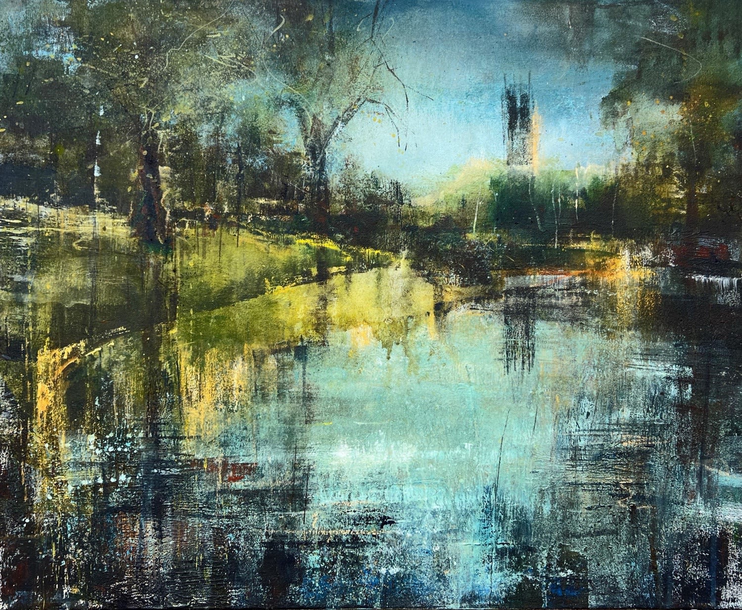 Bee Bartlett, Magdalen Tower Reflections, 2024