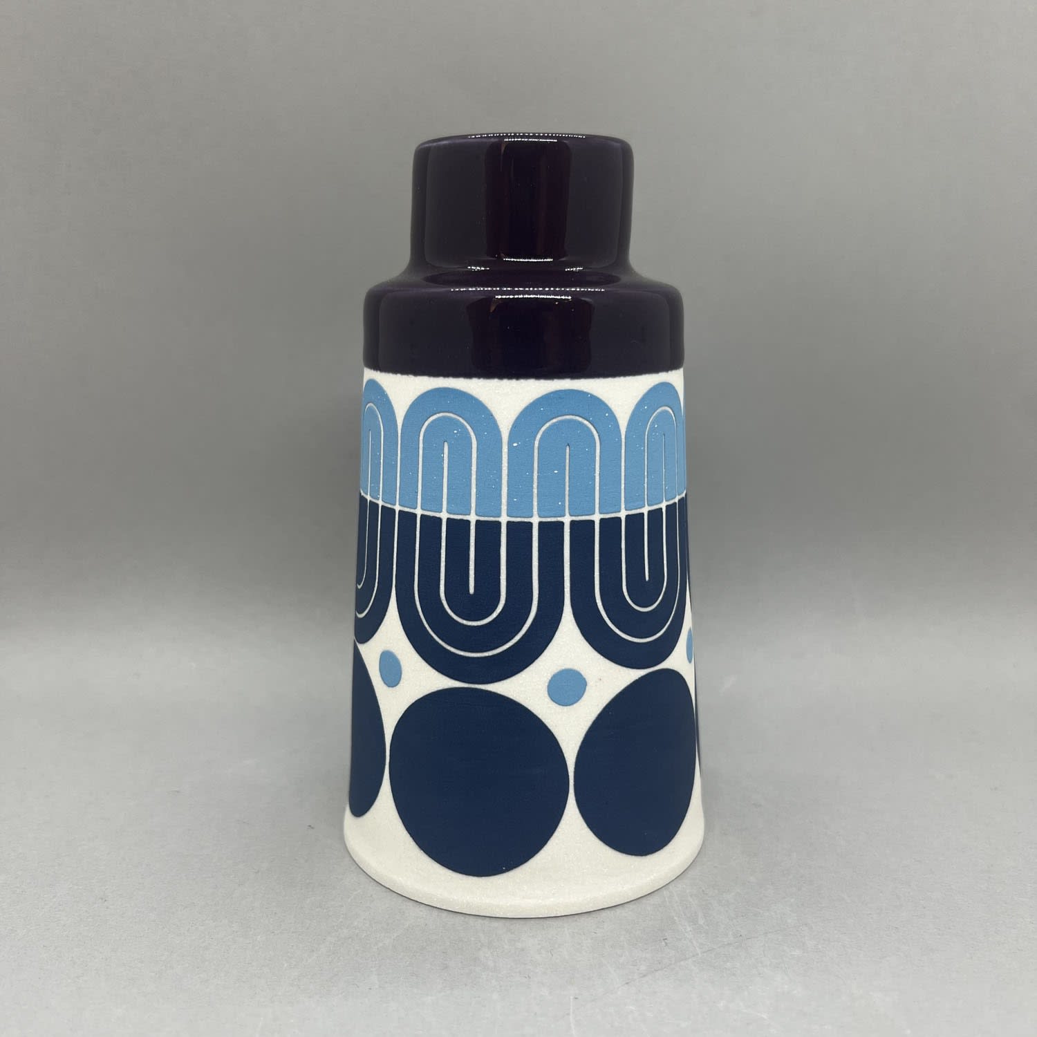 MapMap, Cone Vase - Purple, Blue & Navy