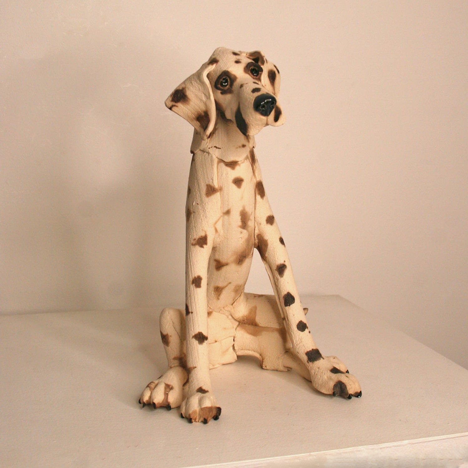 Virginia Dowe Edwards, Seated Spotty Dog, 2025