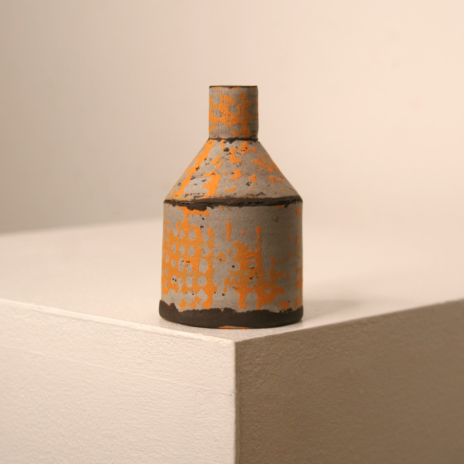 Elly Wall, Orange & Sage Bud Vase