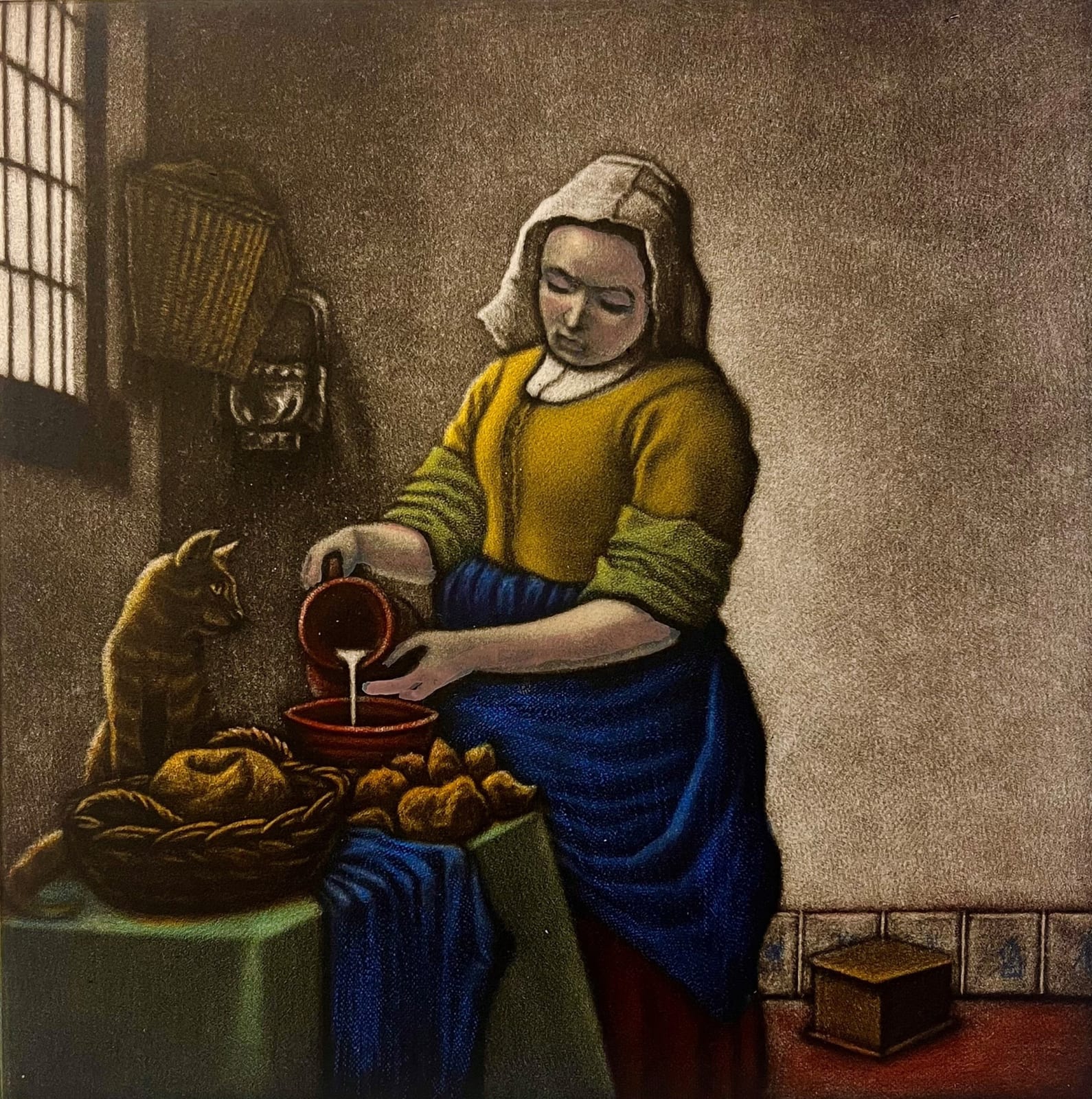 Mychael Barratt, Vermeer's Cat, 2022