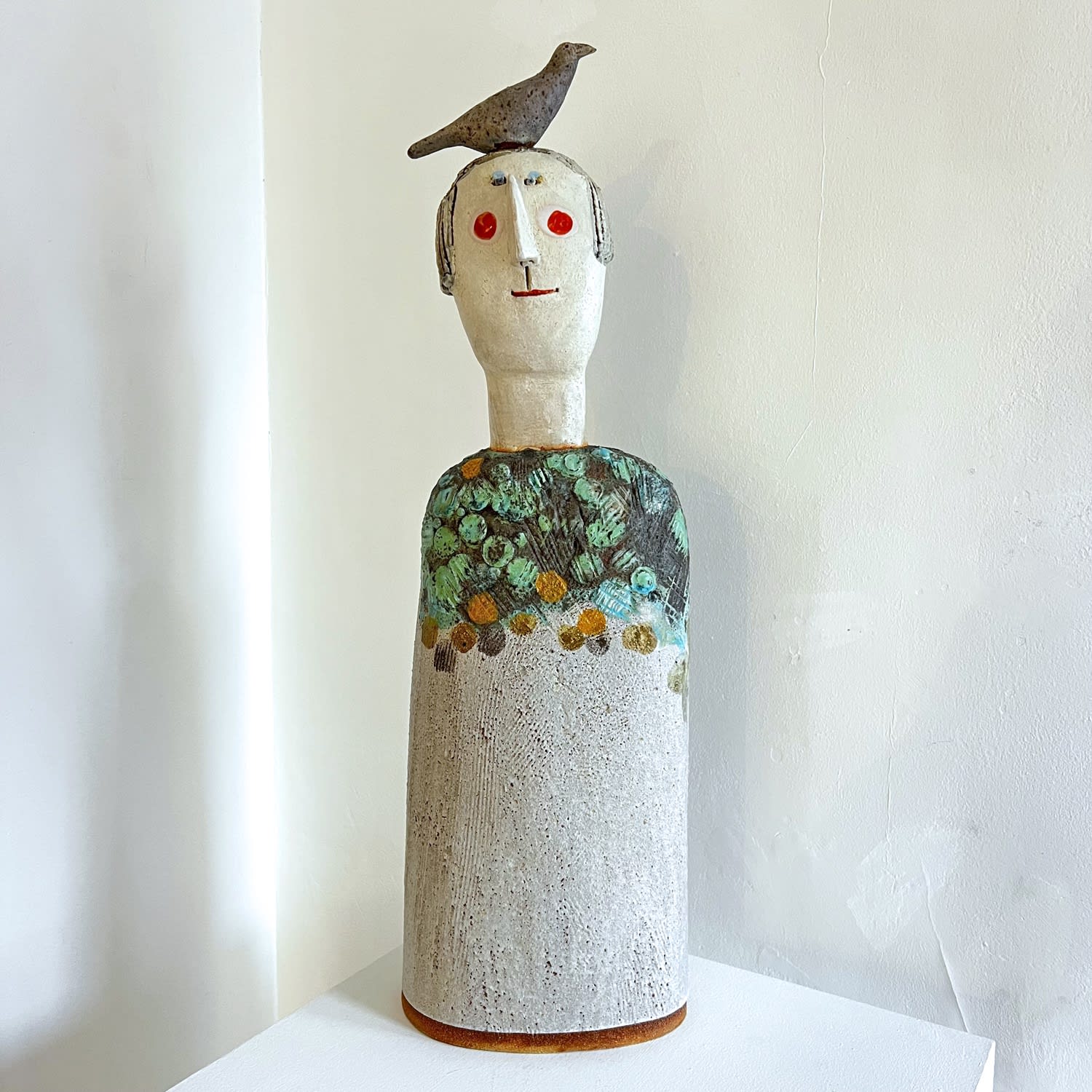 Jane Muir, Bird-Head, Green Tree Large, 2024