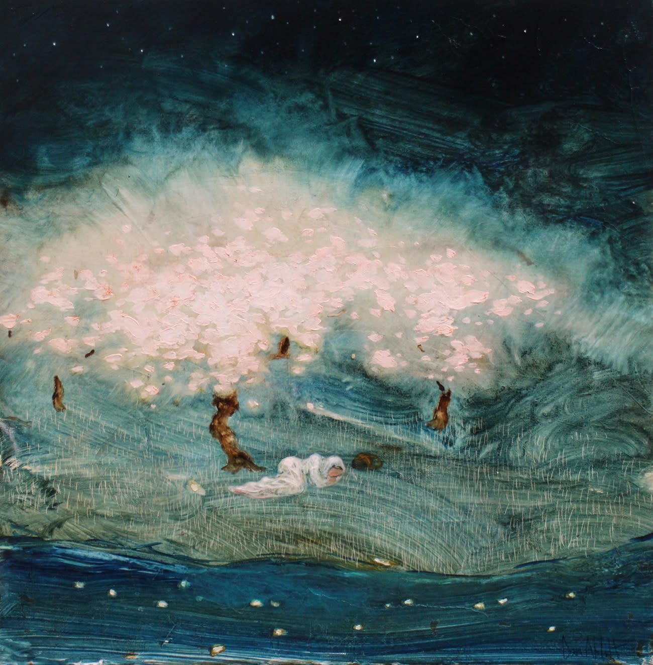 Daniel Ablitt, Night Blossom (Study), 2022