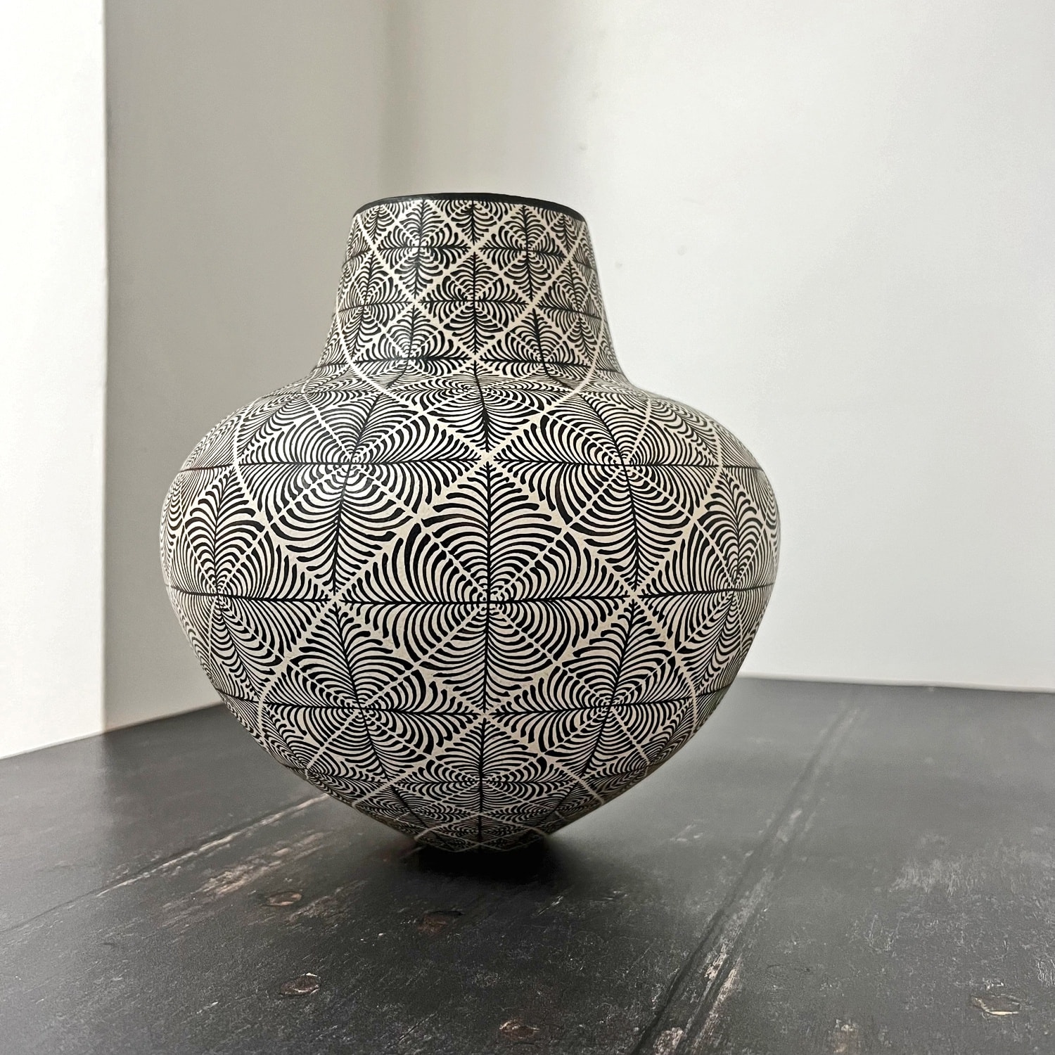 Ant & Di Edmonds - Tydd Pottery, Medium Fern Vessel #1, 2024