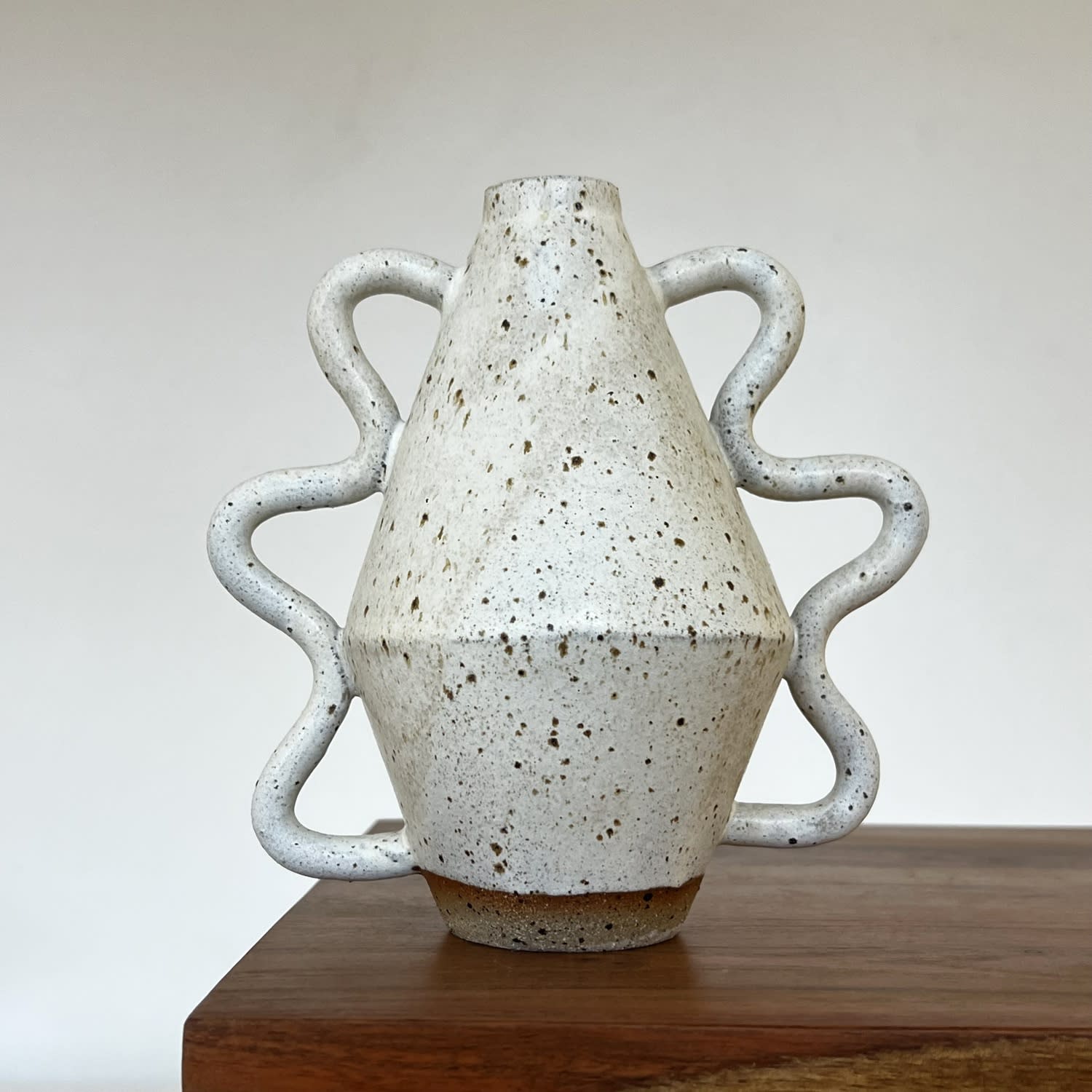 Sophie Alda, Wiggle Arm Diamond Bottle - Speckled White