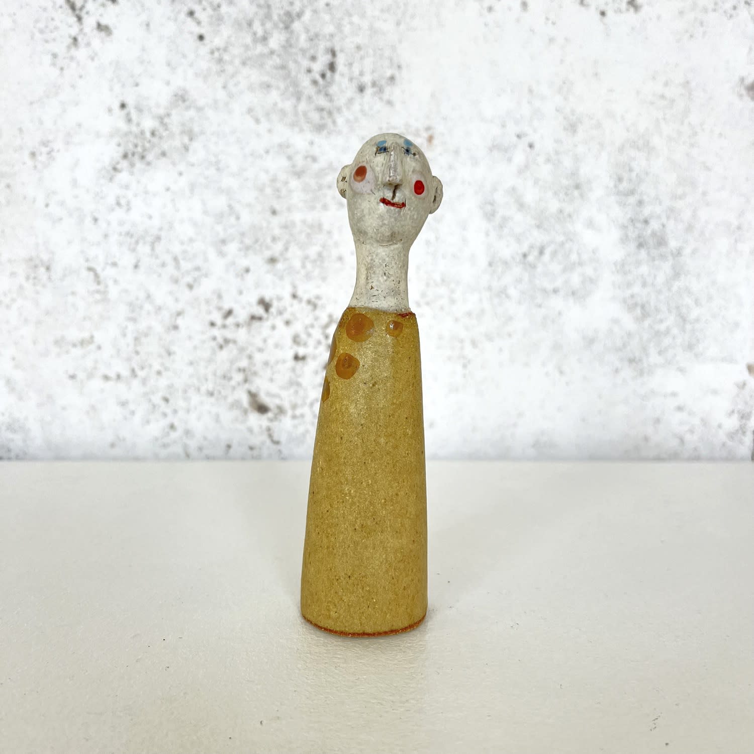 Jane Muir, Little Man - Orange Spots