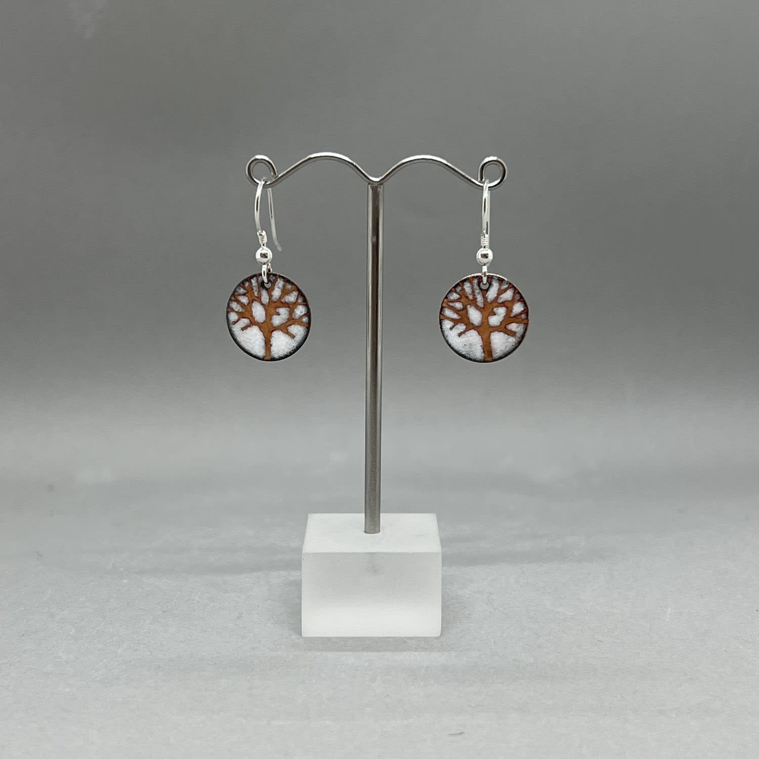 Janine Partington, Earrings - Winter Trees