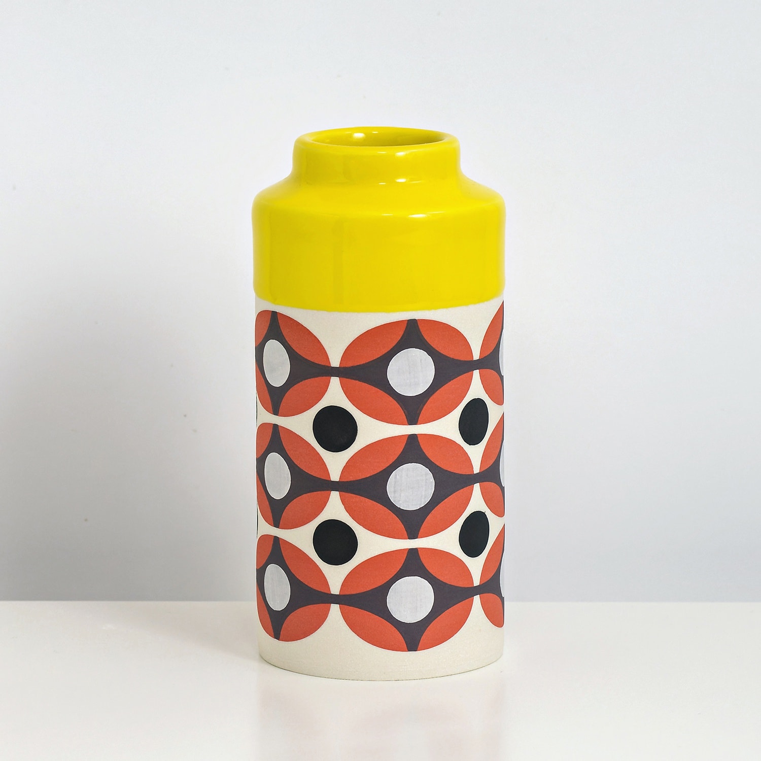 MapMap, Can Vase - Yellow, Red & Purple